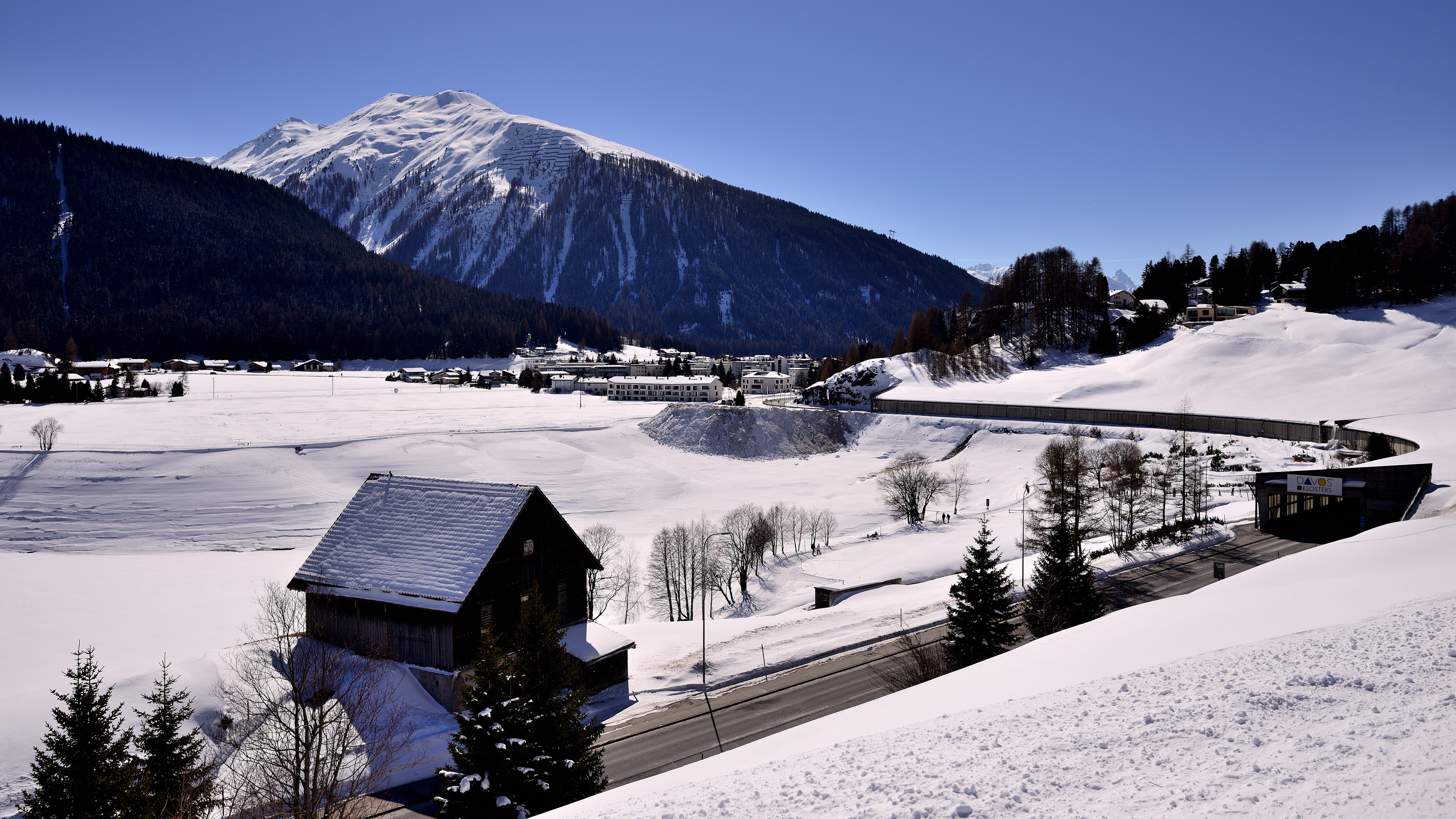 Davos Rundfahrt - Hochgebirgsklinik und zurück - Frühling 2015